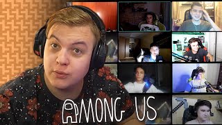 Пятёрка Играет в Among Us с Вебками (Игоряо, Фарадей, Ронан, Джек Луни, Рубин, Трубан) и Другие