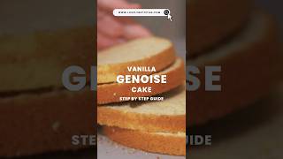 HOW TO MAKE THE BEST GENOISE SPONGE CAKE STEP BY STEP VANILLA GENOISE