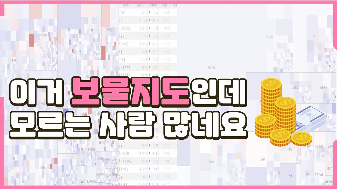 ［영웅문-HTS］돈이 보이는 지도인데 모르는 사람 꽤 많네요..??시장지도, 주식지도, 시장 전체를 한 눈에 보는 방법