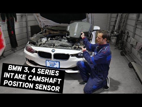 BMWインテークカムシャフトポジションセンサーの位置の交換の説明F30F31 F32 F33 F34 320i 328i