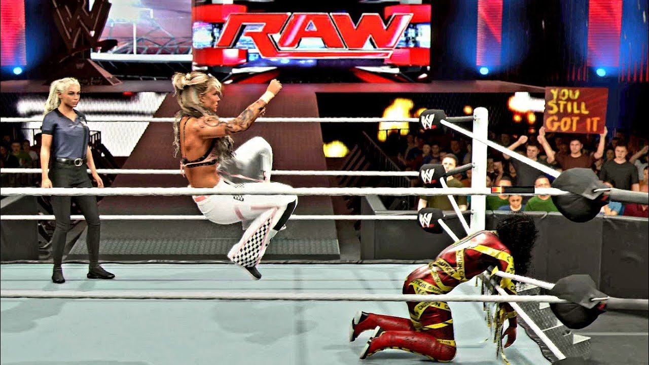 WWE 2K26 NAOMI VS SOL RUCA MONDAY NIGHT RAW! - YouTube