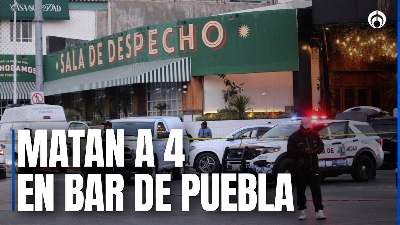 Detienen a sicarios que mataron a cuatro personas en bar de Puebla