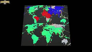 Warzone game: Rematch 2: 1v1v1 Double Earth multi-attack LD