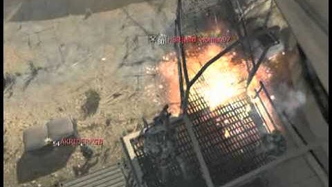 RealWhiteboy - MW3 Game Clip. Bad ass knife throw multi kills!