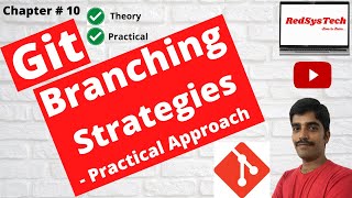 #10 Github branching and merging strategy | Git branching strategy | GitHub tutorial |Git|RedSysTech