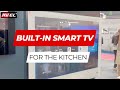 Built-in smart TV for the kitchen