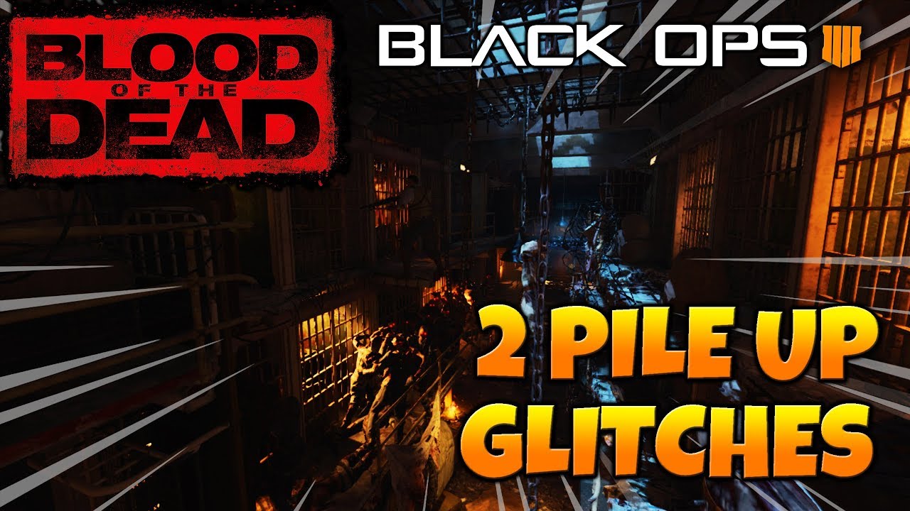 BO4 Zombie Glitches: 2 High Round Zombie Pile Up Glitches - Blood Of The Dead Glitches