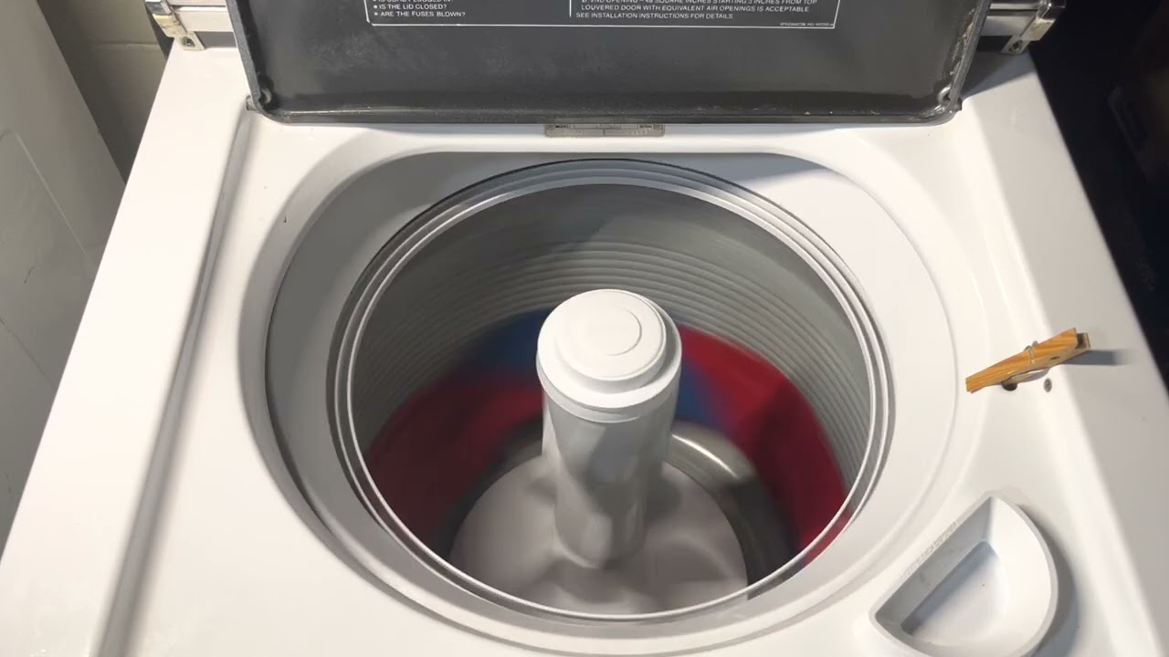 1983 Whirlpool Direct Drive Washing A Blanket YouTube