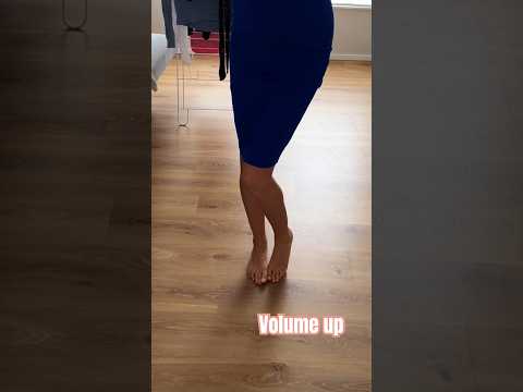 ASMR | walking barefoot #foot #feet #legs #toes #asmrfeet #bluedress