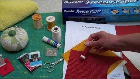 APPLIQUE-- Supply List (#2 of 13 videos) - LearnHowToQuilt.com BEGINNER BASICS
