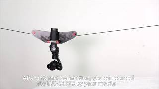 4 Mini Cablecam Little Flycat Installation of DJI OSMO Handheld Gimbal