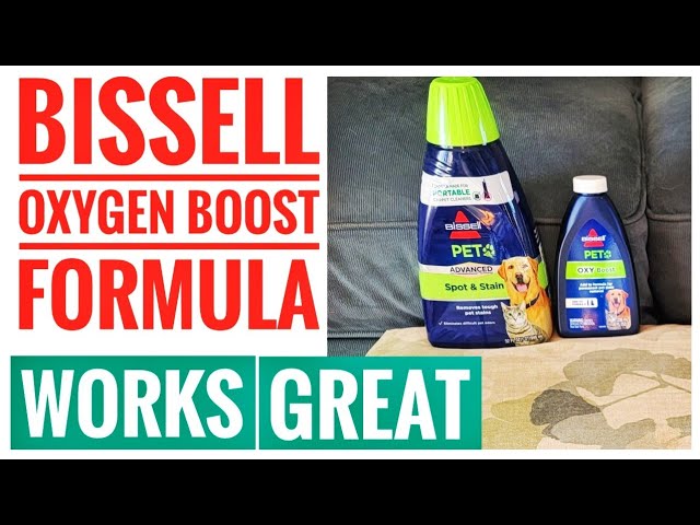 Bissell Pet Stain Carpet Spot Cleaner Formula with Boost Oxygen Works Great  