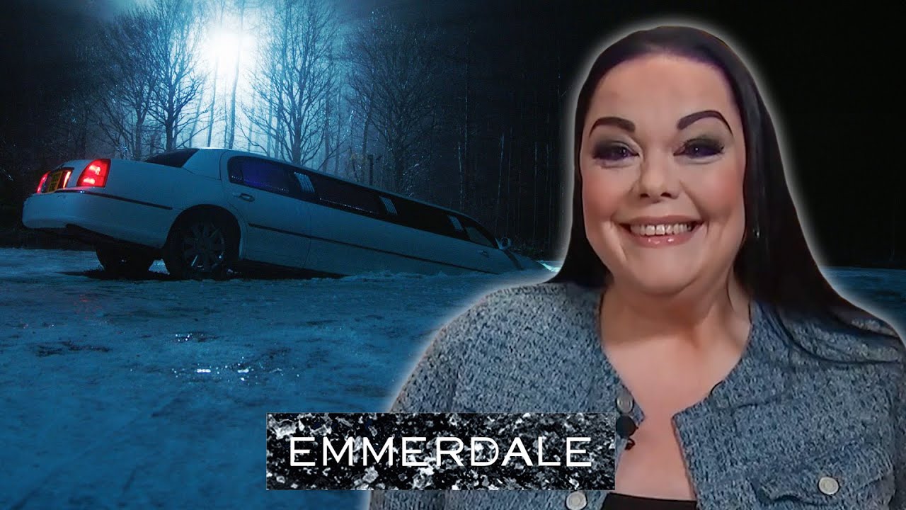 Lisa Riley Teases Which Limo Crashed into the Lake | Emmerdale