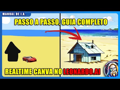 Leonardo.AI: Curso GRÁTIS Realtime Canvas (GUIA COMPLETO)