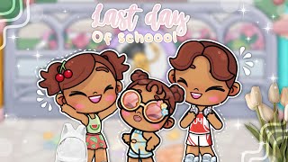 The *LAST DAY* of school ! 🏫💐 || *with voice* || avatar world 🌍
