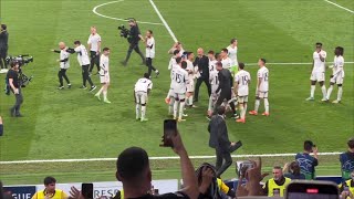 Joselu late winner vs Bayern and Real Madrid celebrations
