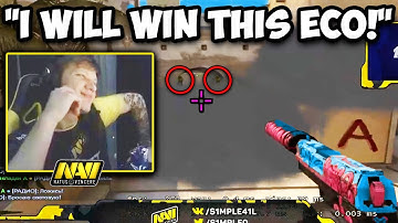 S1MPLE ONLY NEEDS A USP AGAINST FULL BUYS?! SCREAM