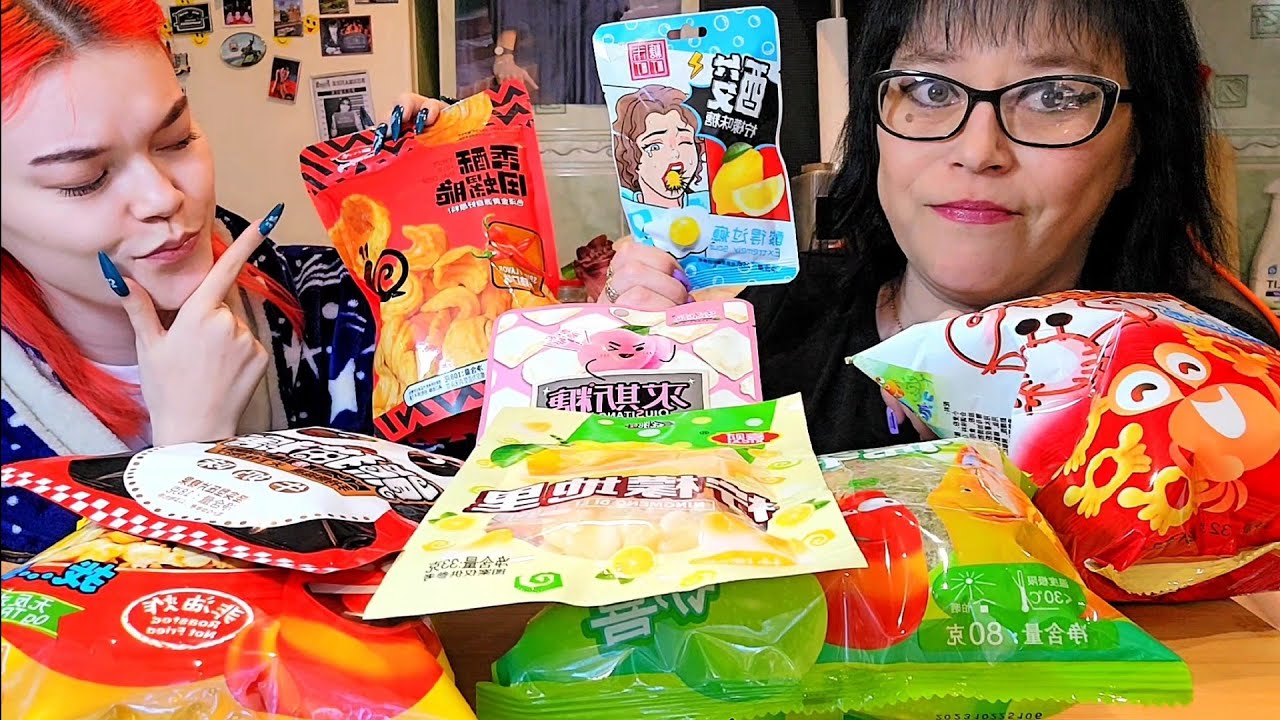 Мукбанг-Анбоксинг | Азиатские сладости, снеки, чипсы | Обжор Асмр