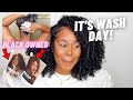 BLACK Owned Wash Day w/ BREAD BEAUTY SUPPLY + Texture ID Curl Enhancing Primer! Lets gooooooo!