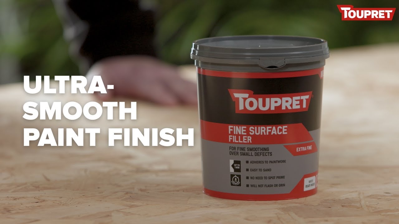 Ultra-Smooth Paint Finish | Toupret Fine Surface Filler