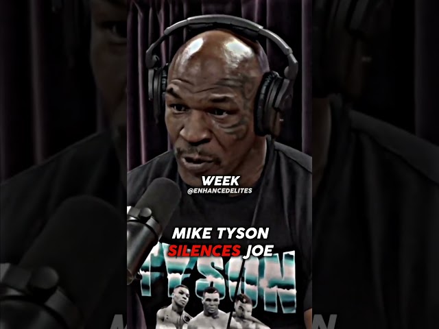 Mike Tyson SILENCES Joe Rogan... #shorts class=