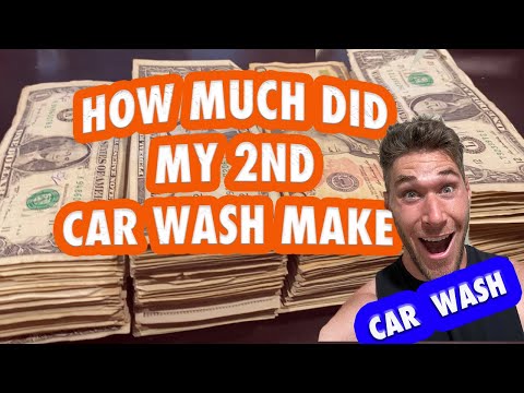 How Much Money Did My Second Car Wash Make!