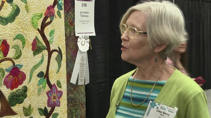 Cleo Berry Ward Wins Honorable Mention in the Hand Quilted Quilts Category at AQS QuiltWeek