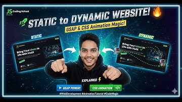 I Turned a Boring Website into a CINEMATIC Experience | Next-Level GSAP Animations You NEED to Try!