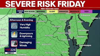 DC weather: Humid Friday with afternoon and evening storm chances