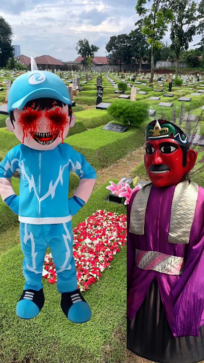 Badut Boboiboy VS ondel ondel , orang kaya mati orang miskin mati