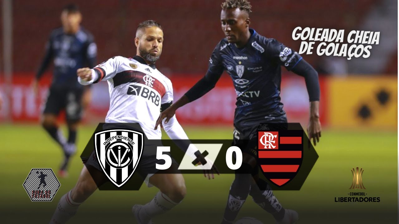 INDEPENDIENTE DEL VALLE 5 X 0 FLAMENGO | VEXAME DO MENGÃO | MELHORES ...