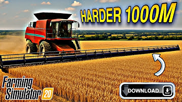 FS20 | I Created a Custom 1000M Logan Harvester Header! 😱🔥 | Farming Simulator 20 Mod #fs20mods