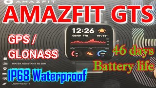 Amazfit GTS, 5ATM Waterproof, Modular and Add Watchfaces, PAI System, Always ON Dial, GPS track