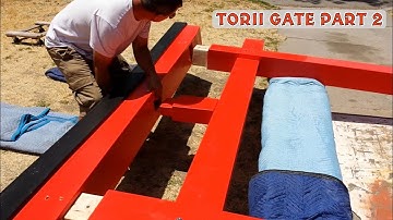 We made a TORII Gate for a CHERRY BLOSSOM Display - DIY Cosplay Prop (Pt.2)