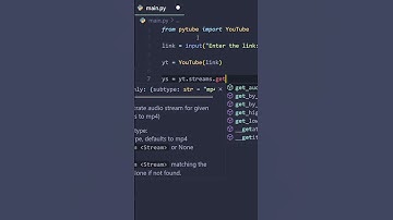 ASMR Programming | Youtube Video Downloader in Python | ZamCodes.    #shorts #youtubeshorts