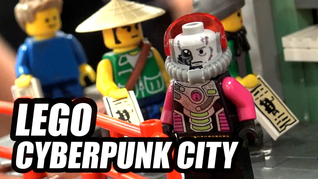 LEGO Cyberpunk Futuristic City Towers