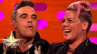 Pink Confused Robbie Williams With a Chef | The Graham Norton Show