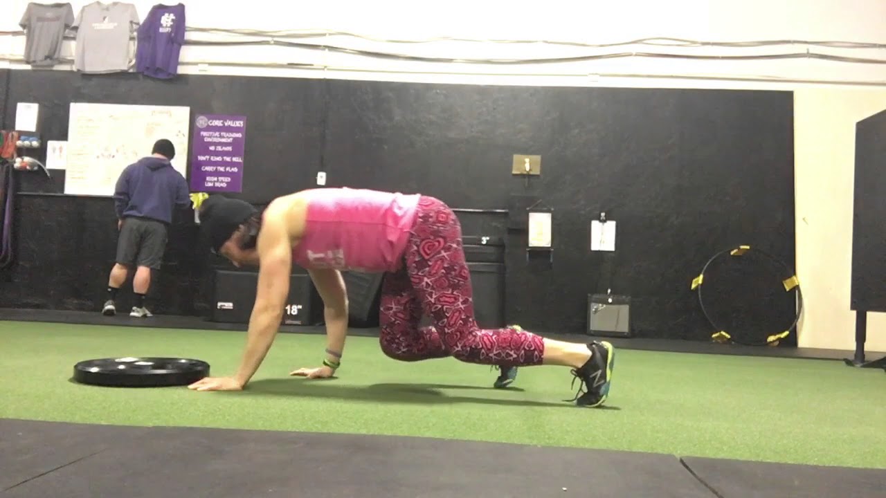 Bear Crawl Plate Push - YouTube