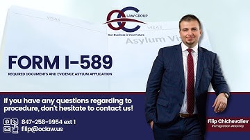 Required documents and evidence for Asylum (Form I-589) Application