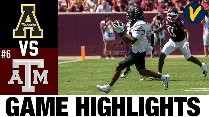 Appalachian State vs #6 Texas A&M | 2022 College Football Highlights