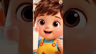 Dudh Ka Glass | Milk Song for Kids | Hindi Rhymes #shorts