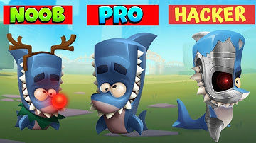 NOOB vs PRO vs HACKER - Zooba Finn🦈🦈