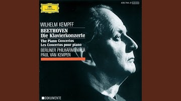 Beethoven: Piano Concerto No. 3 in C Minor, Op. 37 - I. Allegro con brio - Cadenza: Wilhelm Kempff