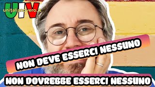 Dovere, Ipotesi Non Devedovrebbe Esserci Nessuno Che Differenza Cè? Uiv Un Italiano Vero