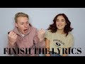 FINISH THE LYRICS WITH A TWIST W/ TANNER STEWART