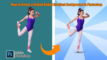 How to Create a Stylish Radial Gradient Background in Photoshop