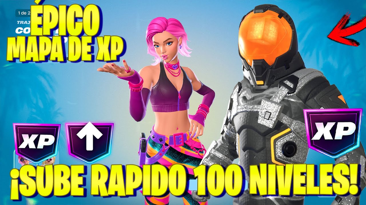 EPIQUISIMO MAPA DE XP FORTNITE CAPITULO 7 SUBE RAPIDO DE NIVEL Y COMPLETA EL PASE DE BATALLA