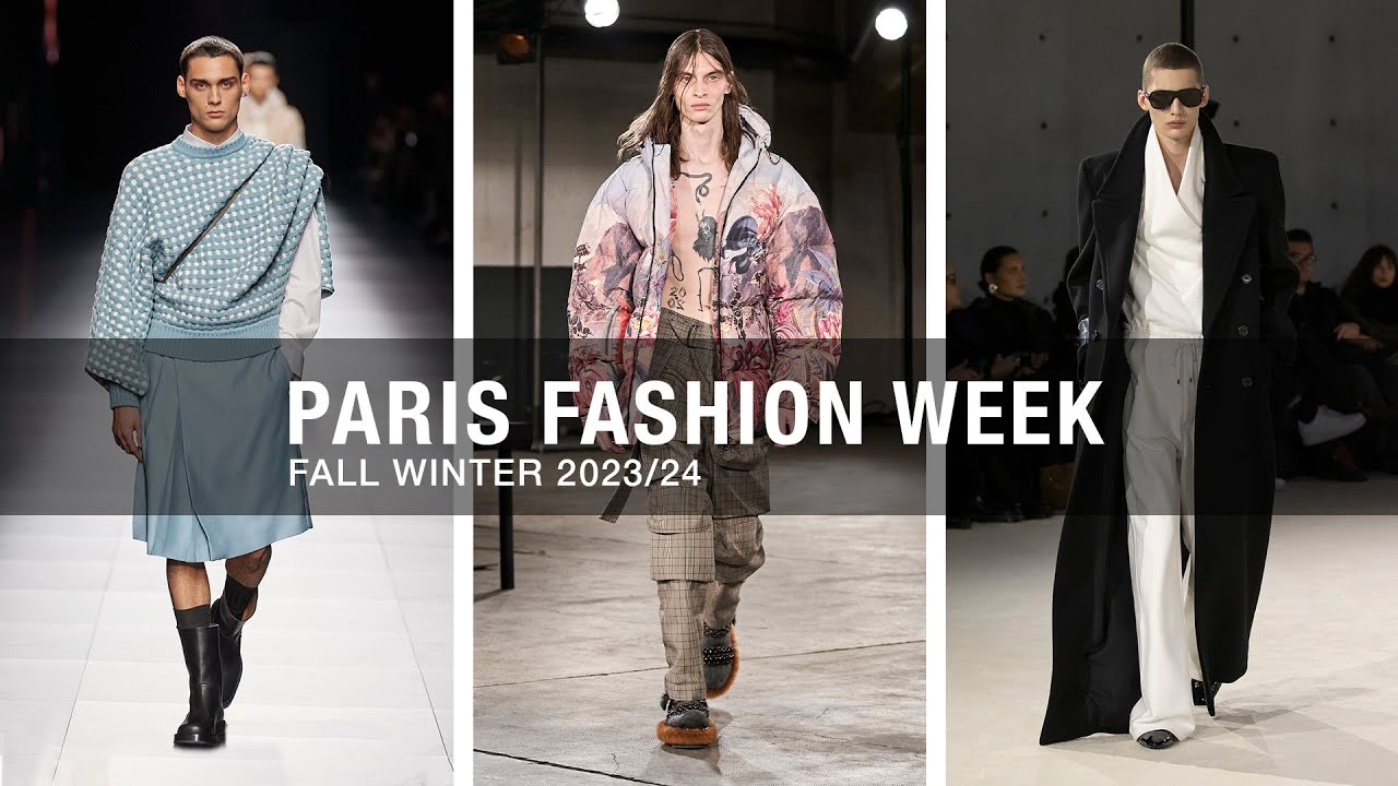 Paris Fashion Week: schedule of Men's Fall/Winter 2023-2024 fashion shows 