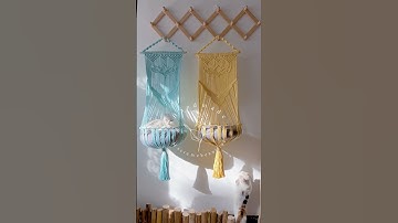 Check out this beautiful macrame cat hammock we design and create