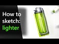 Product sketching: Lighter